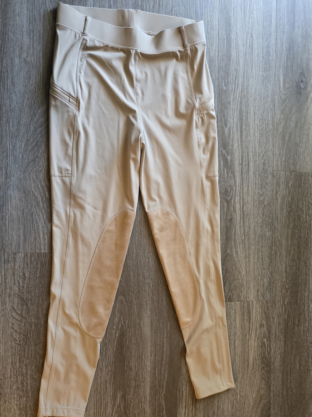 Womens LARGE Khaki Riding Leggings